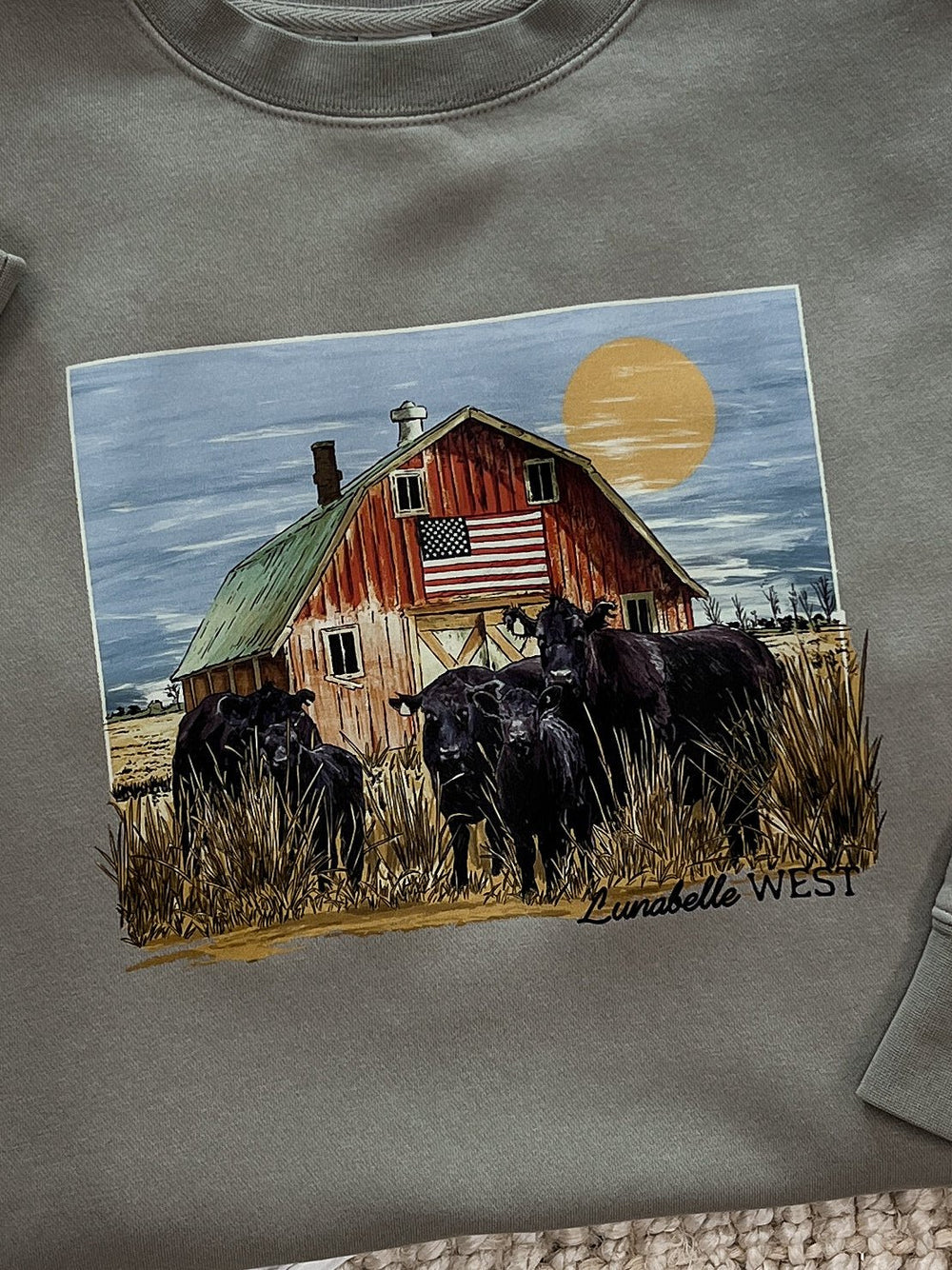 American Dream Crewneck - Lunabelle West