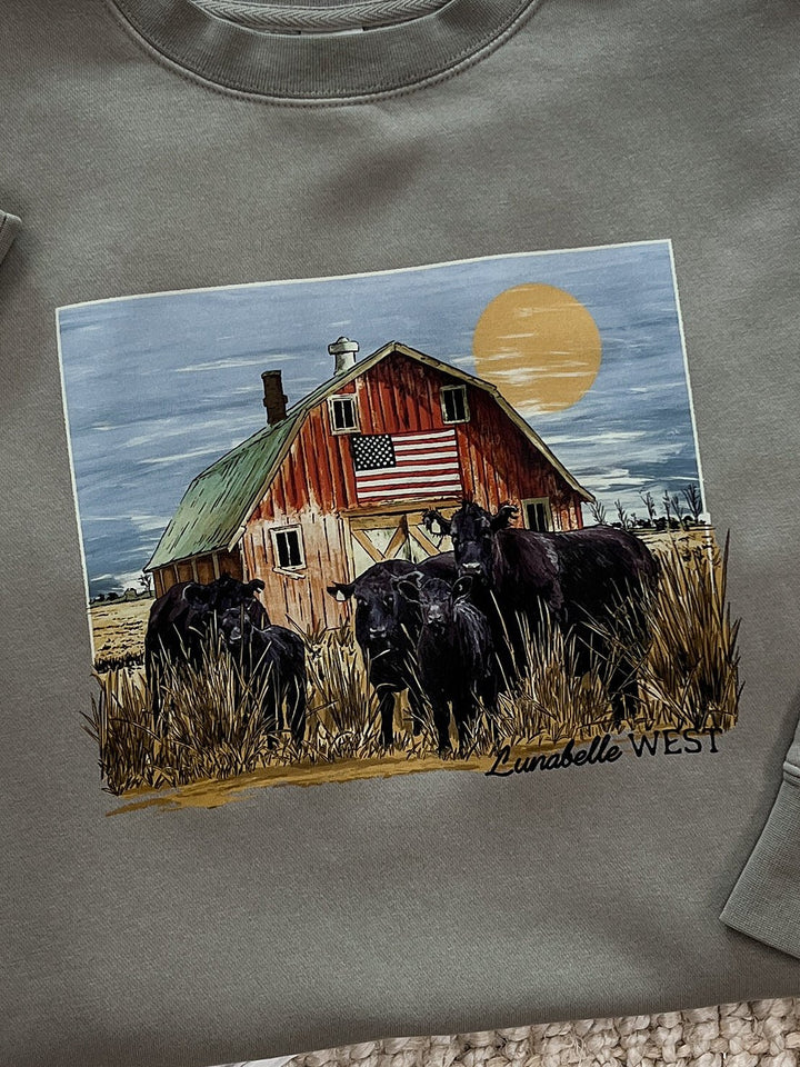 American Dream Crewneck - Lunabelle West