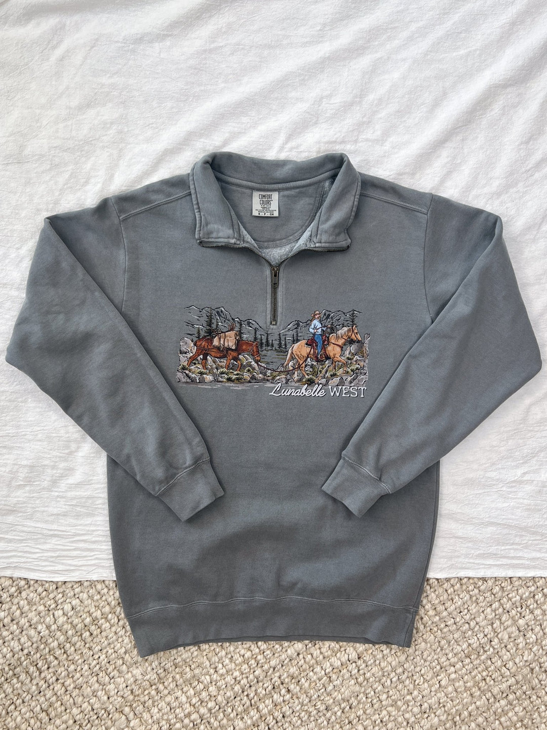 Mountain Trails Quarter Zip - Lunabelle West