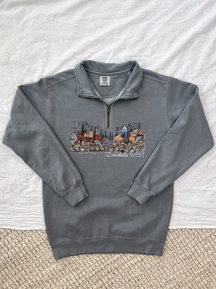 Mountain Trails Quarter Zip - Lunabelle West