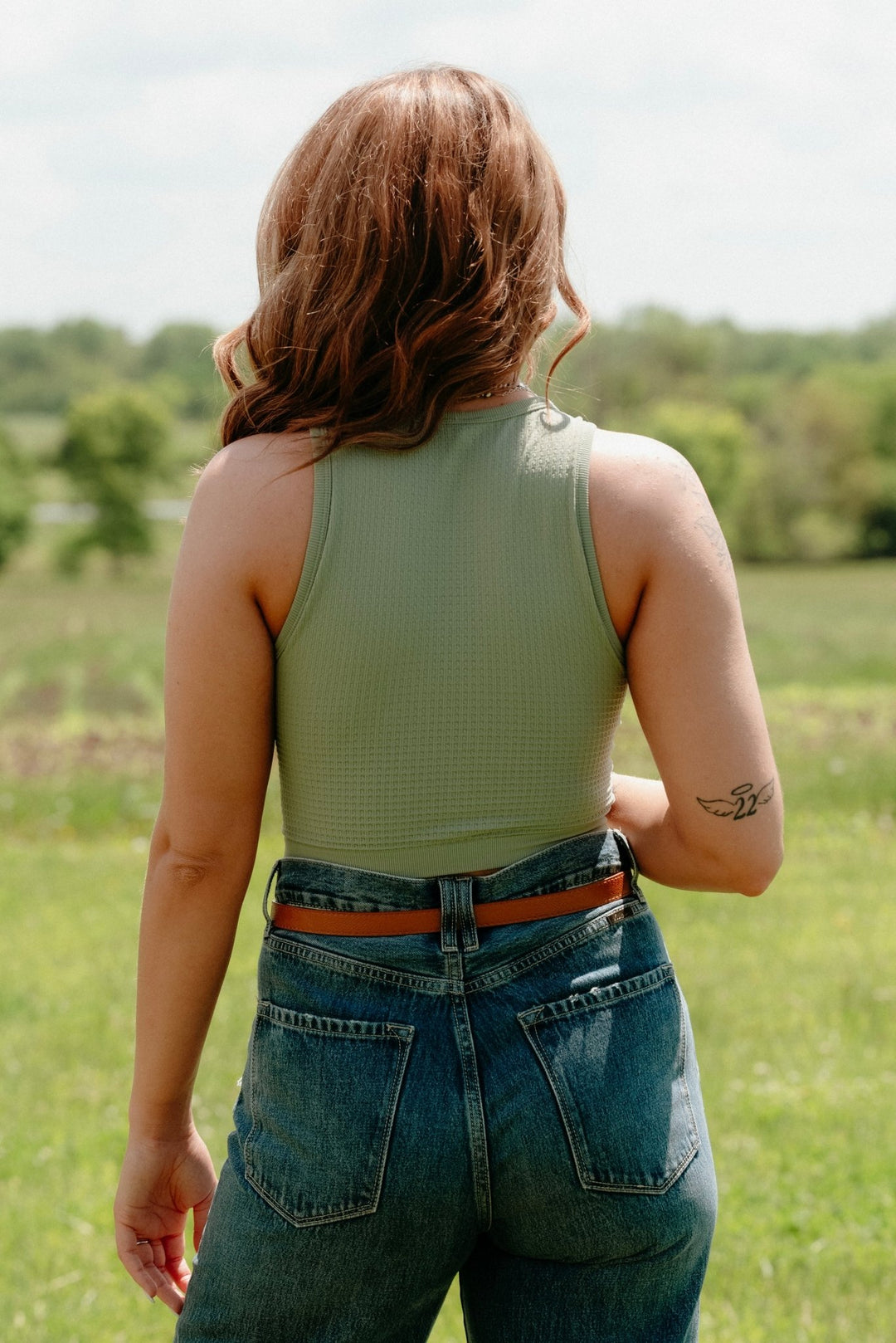 Nora Jacquard Tank - Lunabelle West