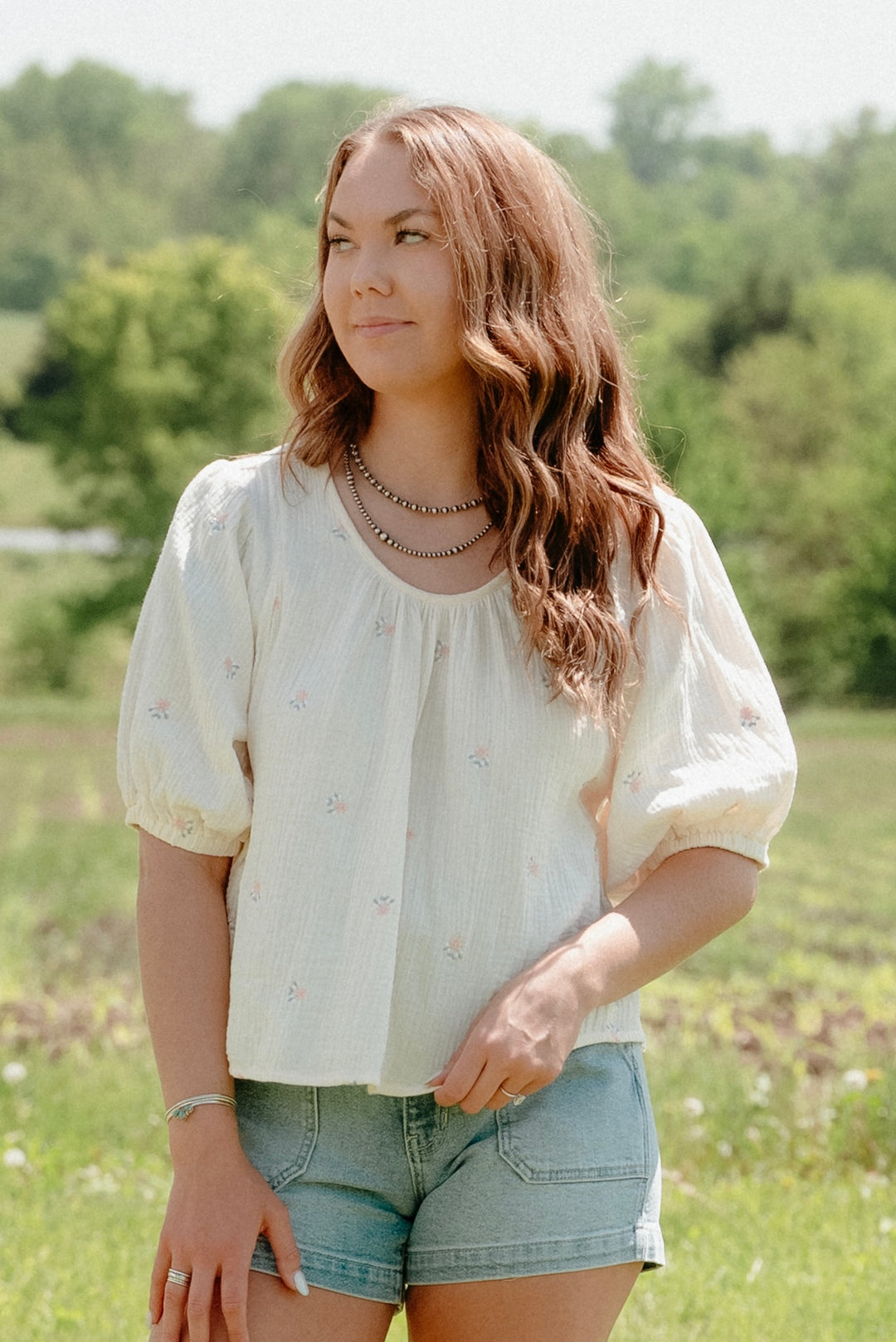 Ellery Embroidered Top - Lunabelle West