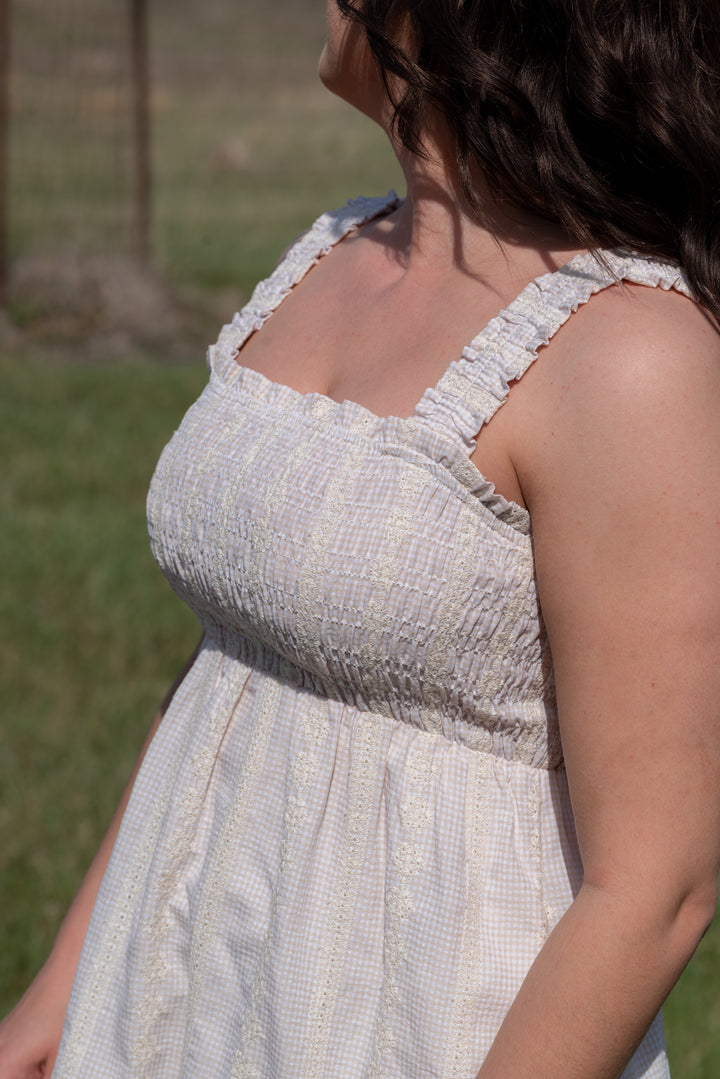 Laurel Gingham Maxi Dress