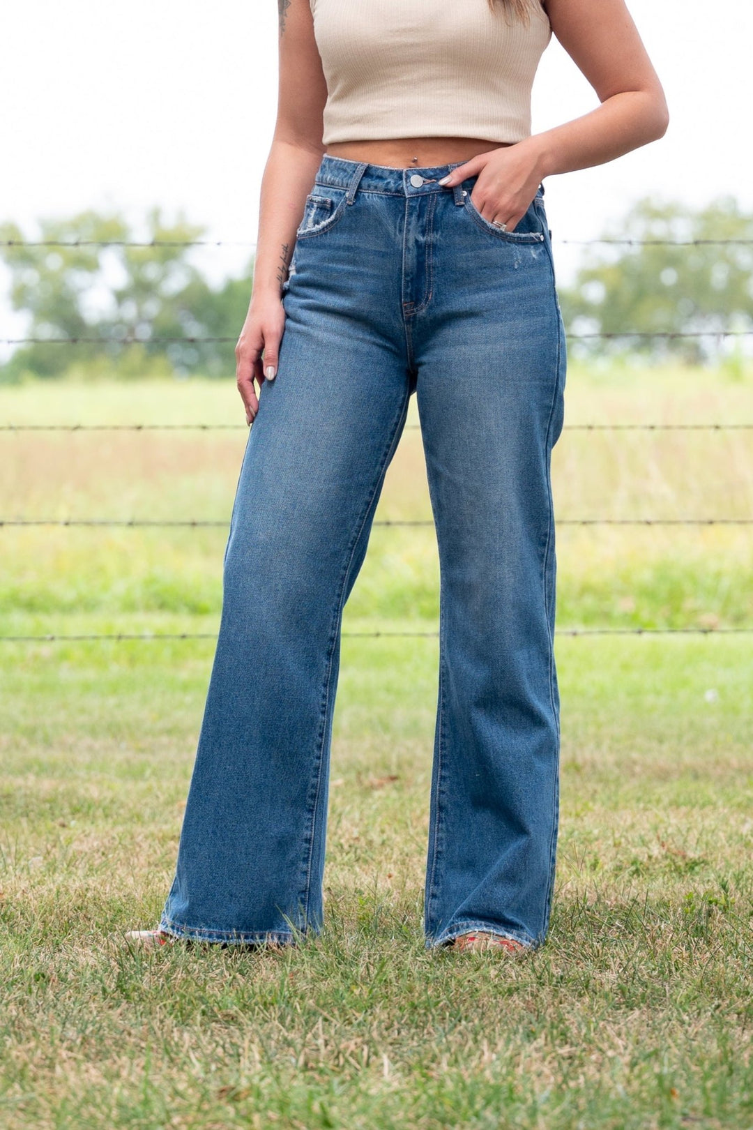 Fulton Boot Cut Jeans - Lunabelle West