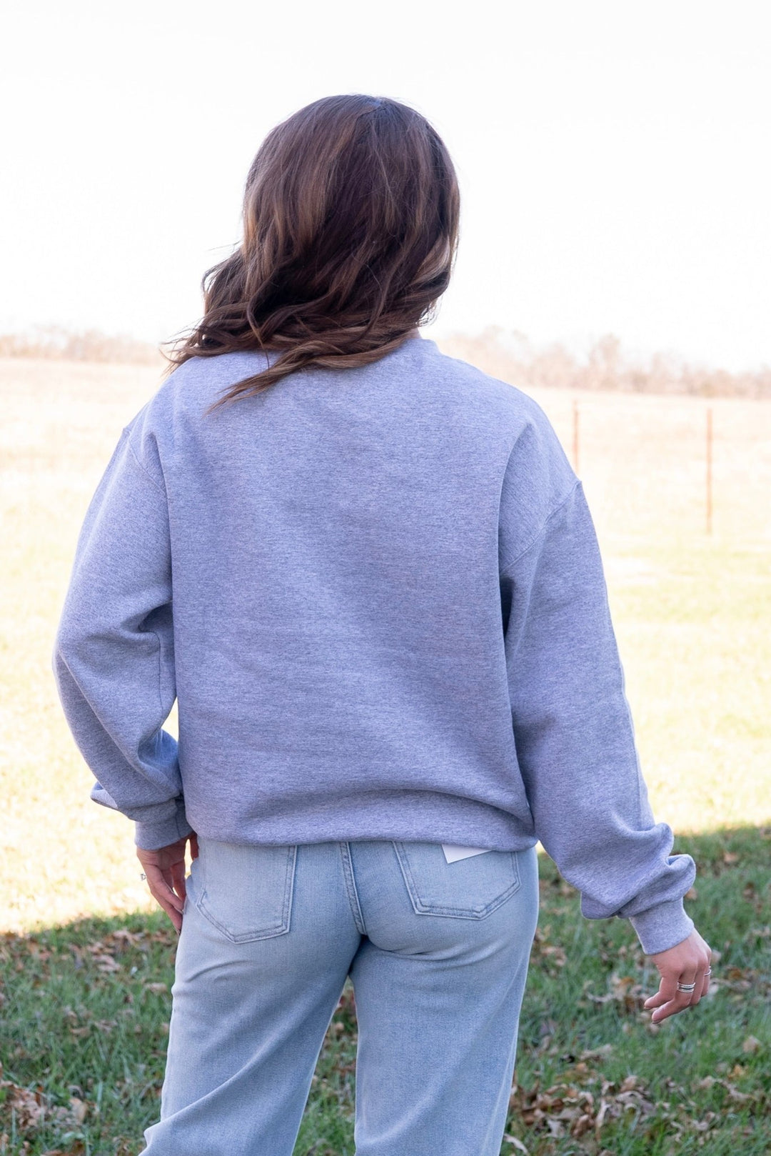 Grand Teton Embroidered Crewneck - Lunabelle West