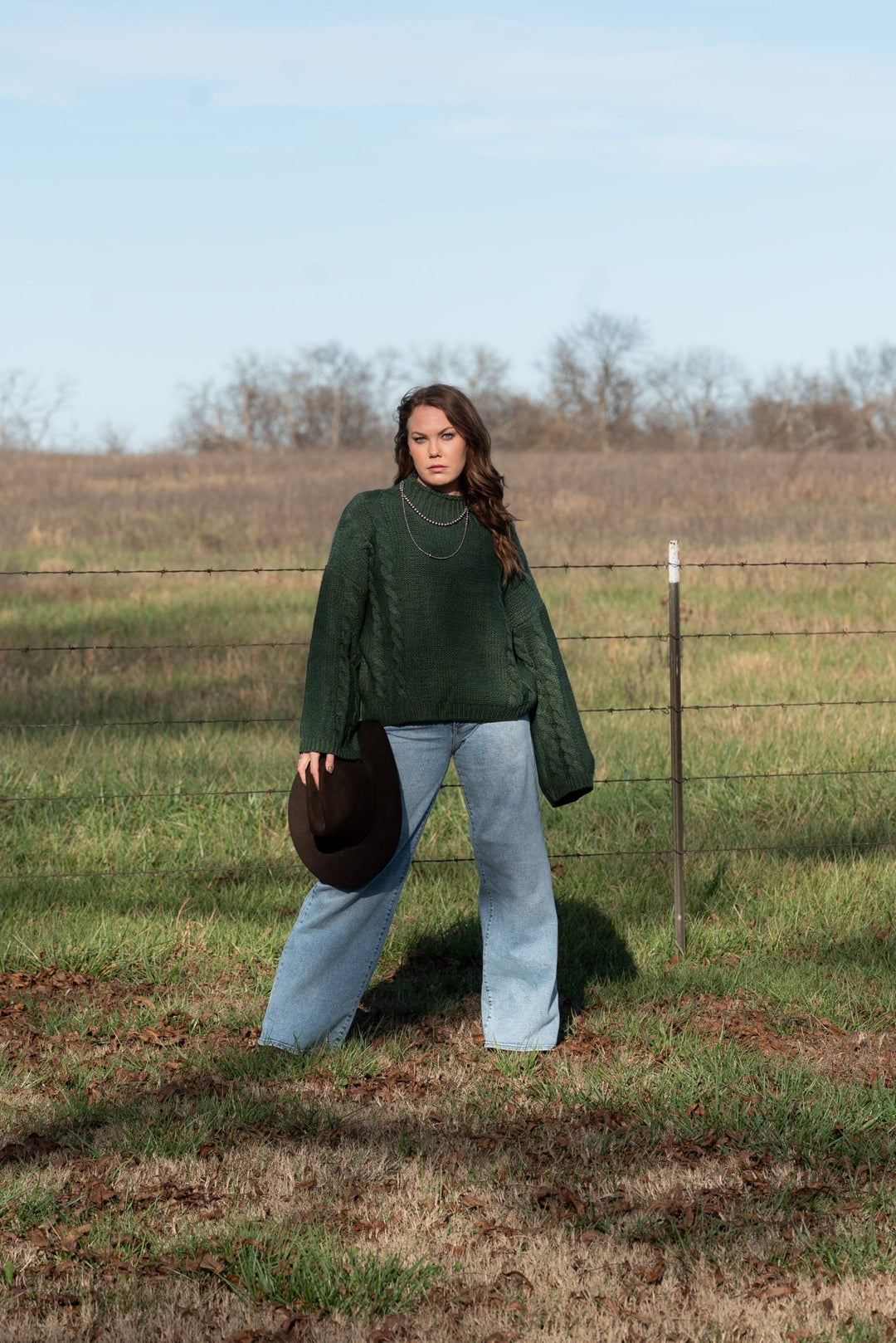 Oliver Cable Knit Sweater - Lunabelle West