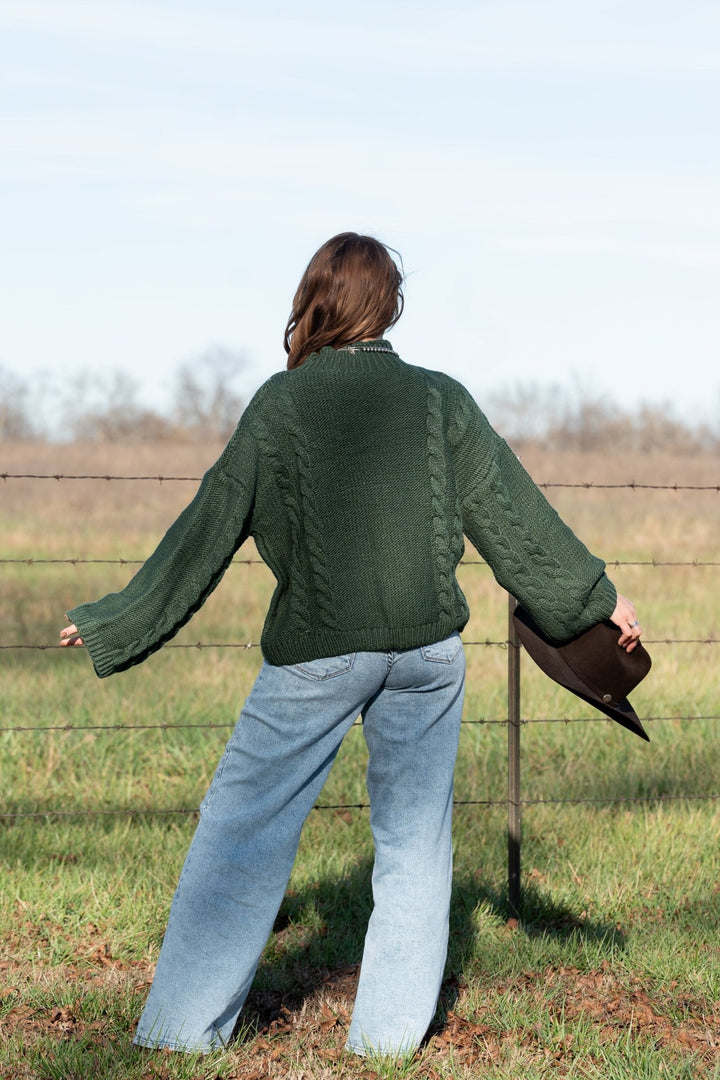 Oliver Cable Knit Sweater - Lunabelle West
