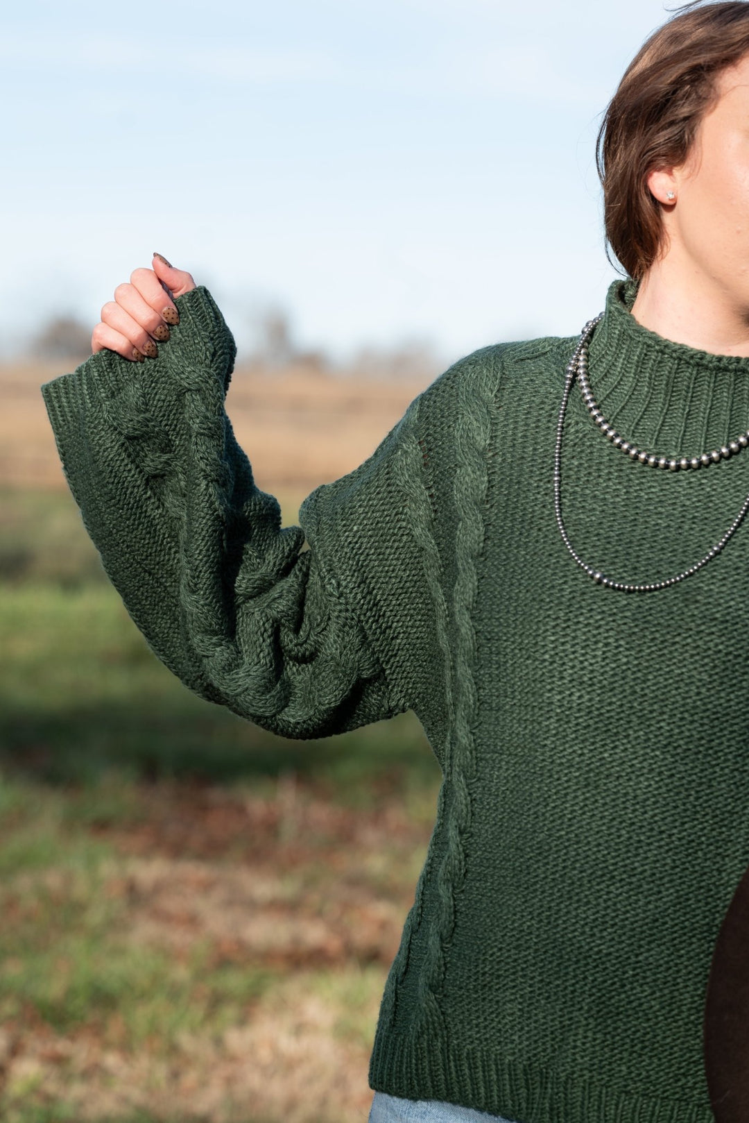 Oliver Cable Knit Sweater - Lunabelle West