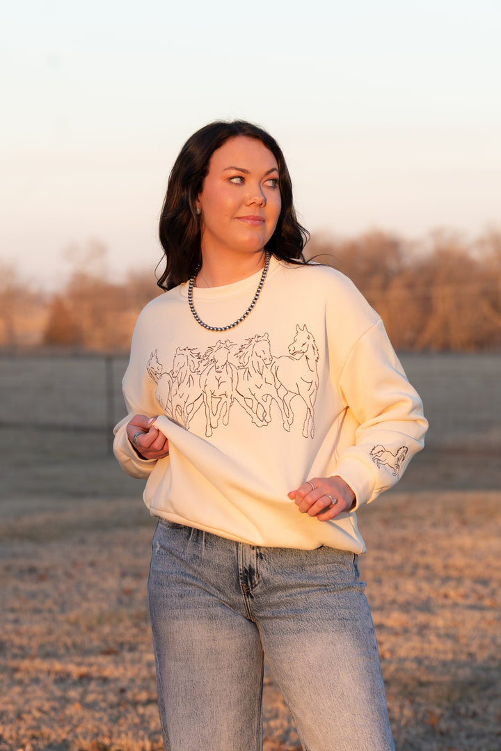 Wild Horse Crewneck