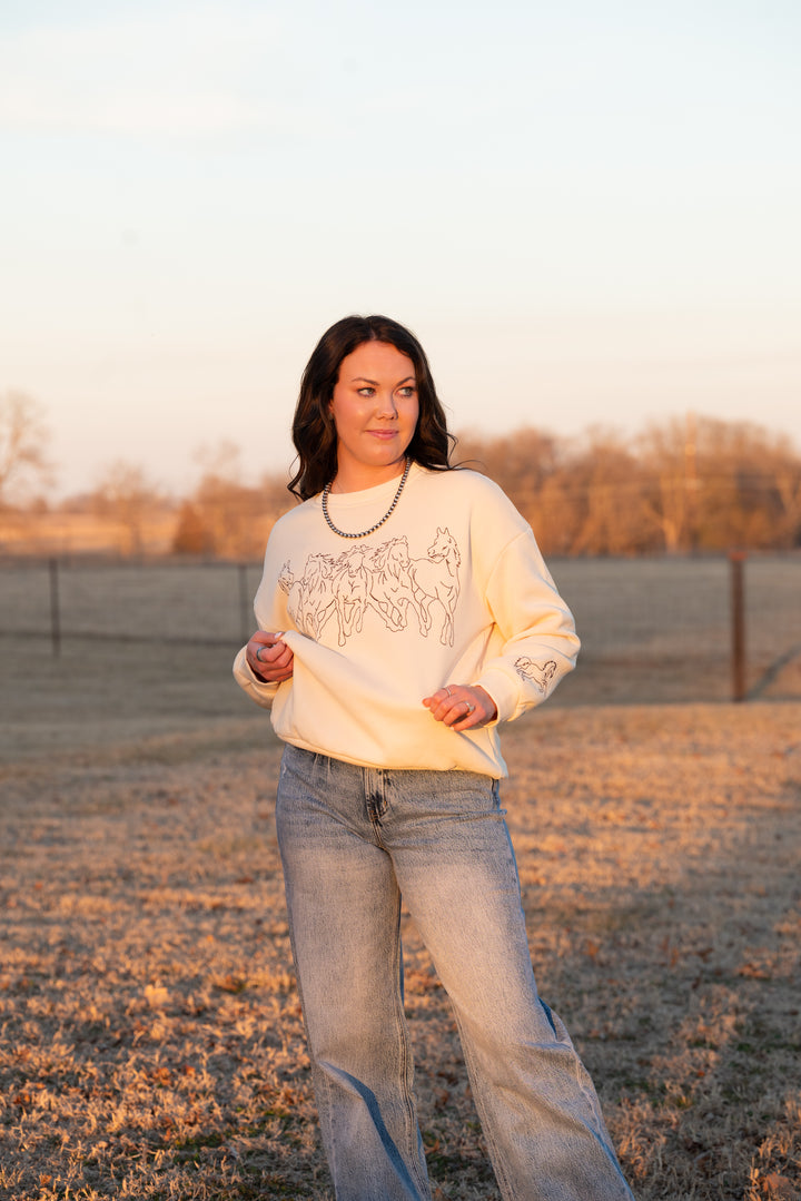 Wild Horse Crewneck