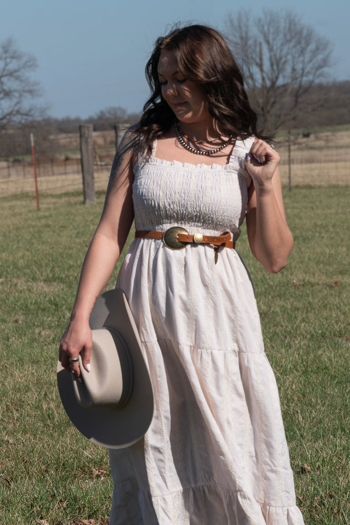 Laurel Gingham Maxi Dress