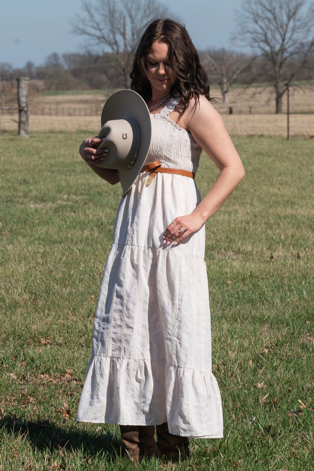 Laurel Gingham Maxi Dress