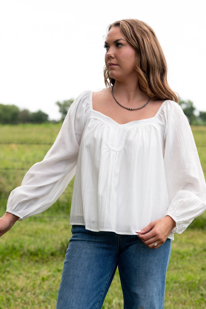 Able Woven Top - Lunabelle West