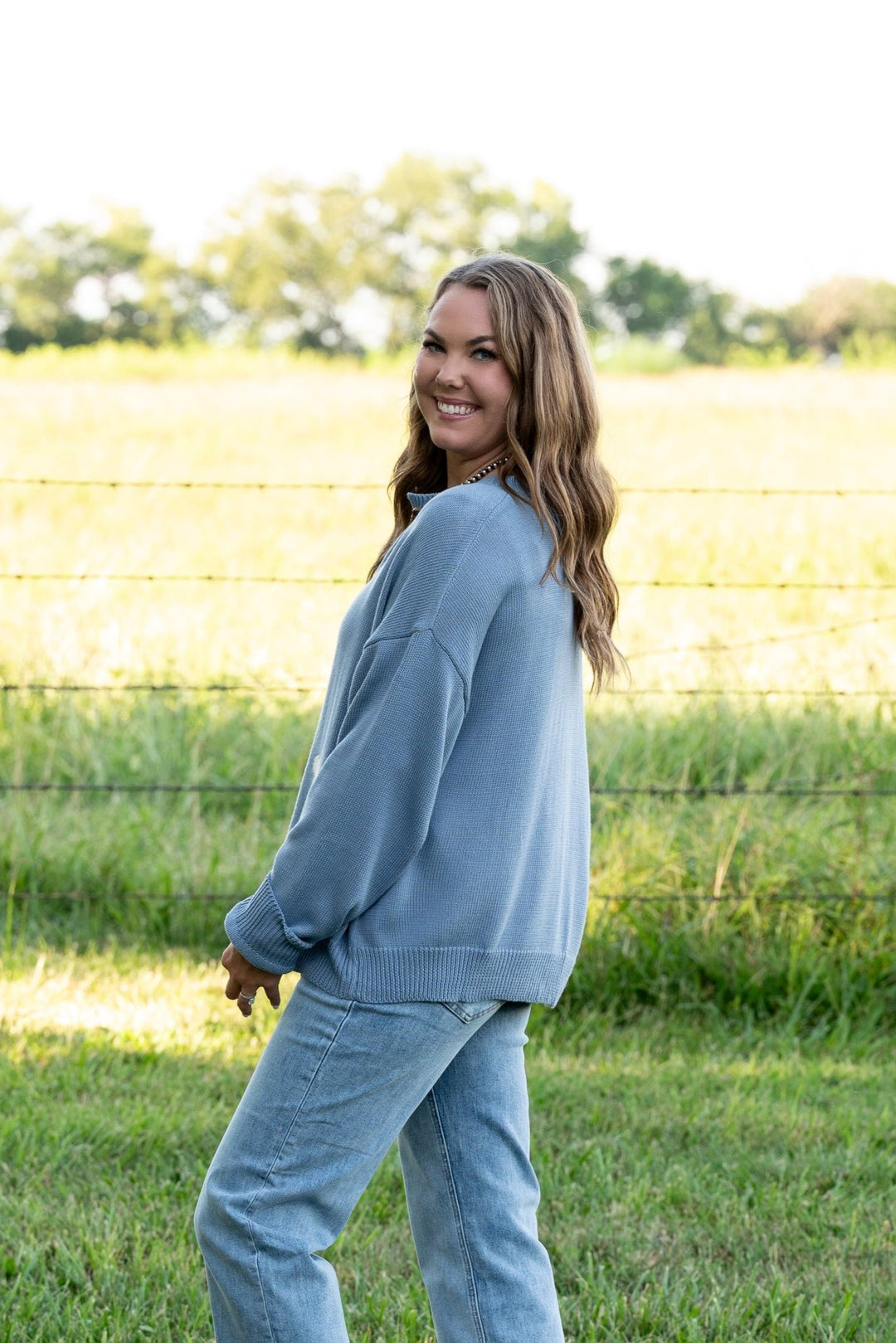 Bailey Horseshoe Cardigan - Lunabelle West