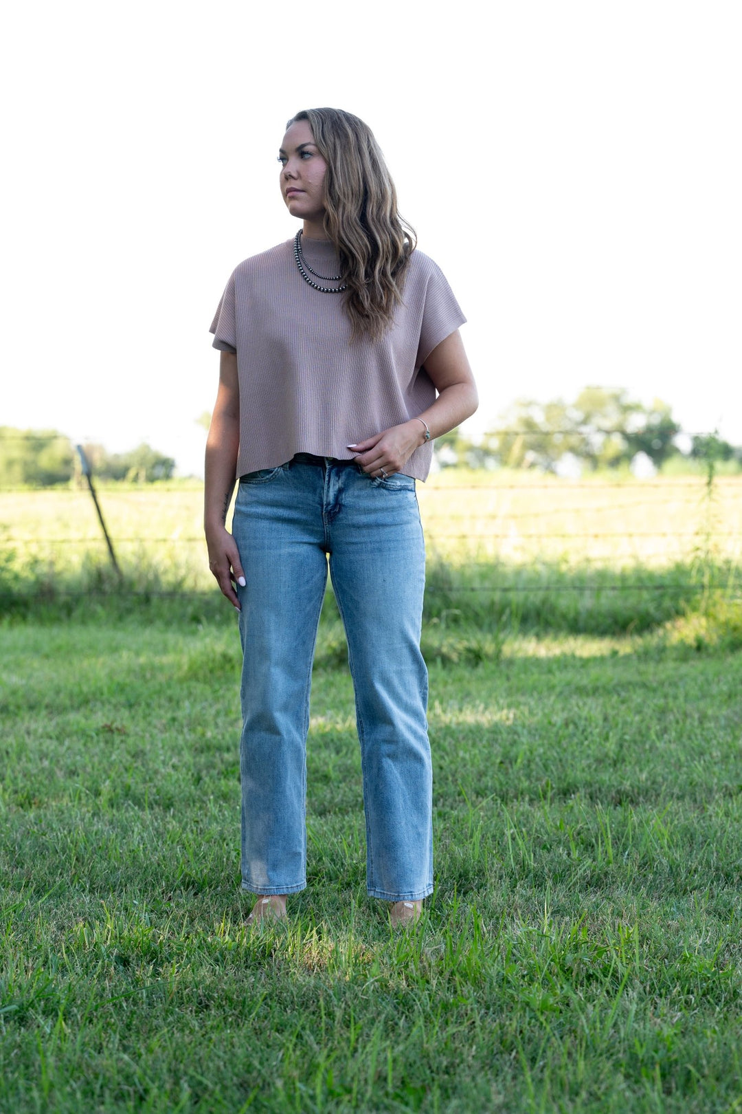 Brady Mid Rise Dad Jeans - Lunabelle West