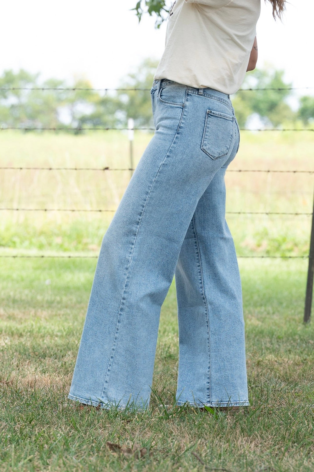Maggie Wide Leg Jeans - Lunabelle West