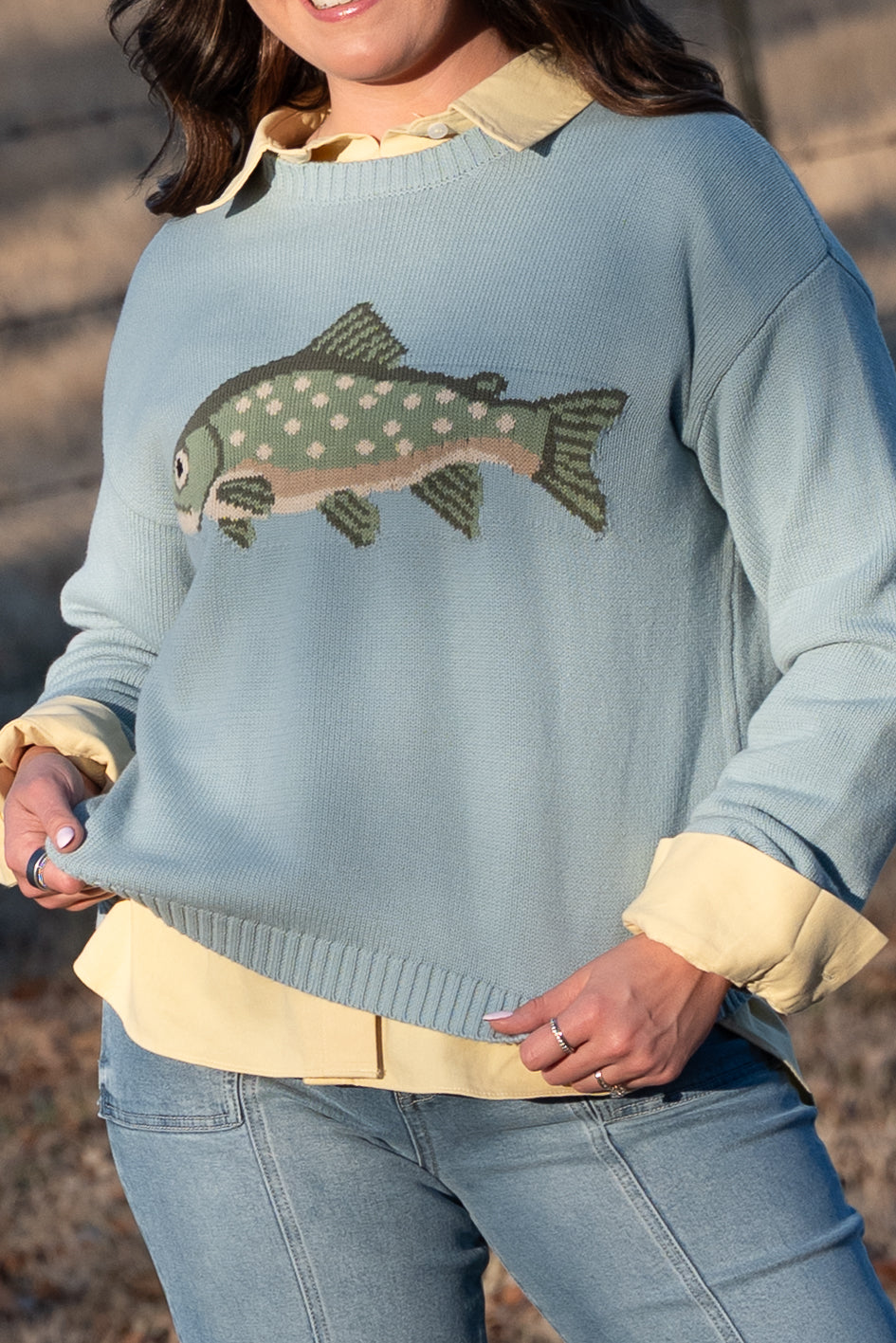 Brooks Fish Sweater