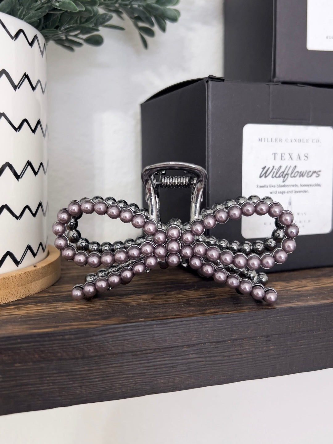 Emmet Bow Claw Clip - Lunabelle West