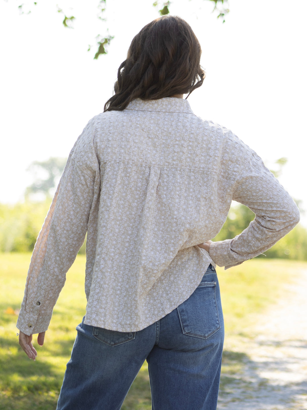 Harvest Paisley Button Down