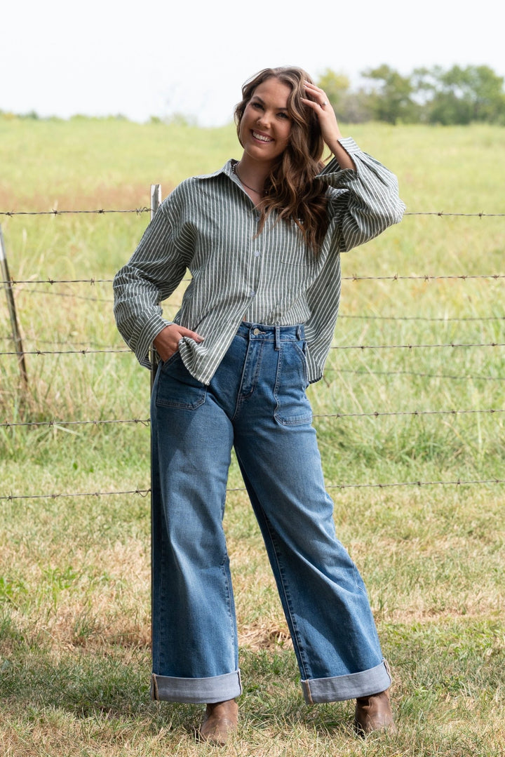 Channing Button Down - Lunabelle West