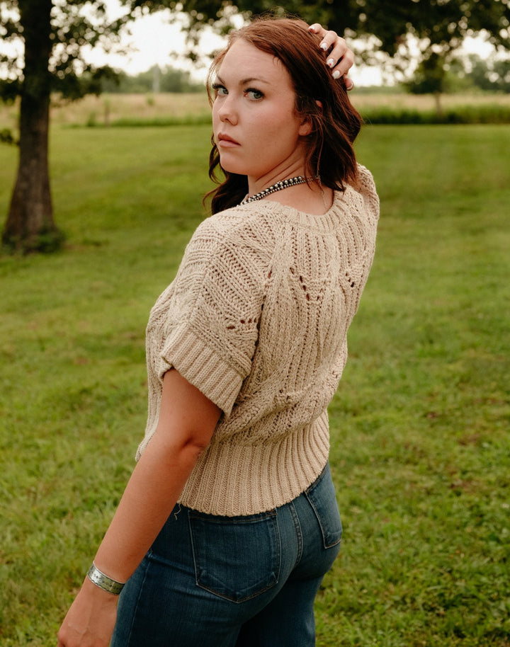 Tipton Crochet Sweater - Lunabelle West