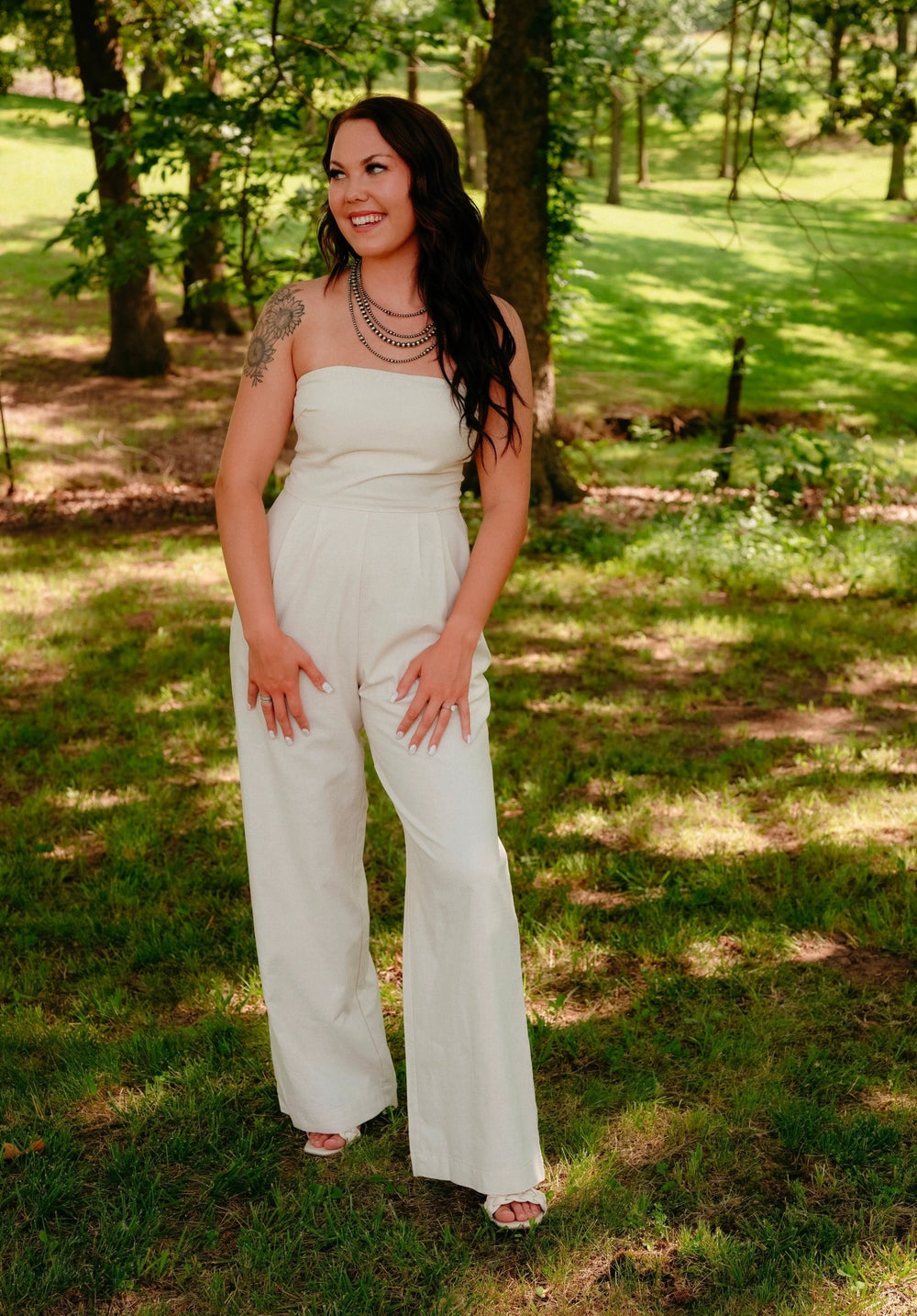 Sutter Creek Linen Jumpsuit - Lunabelle West