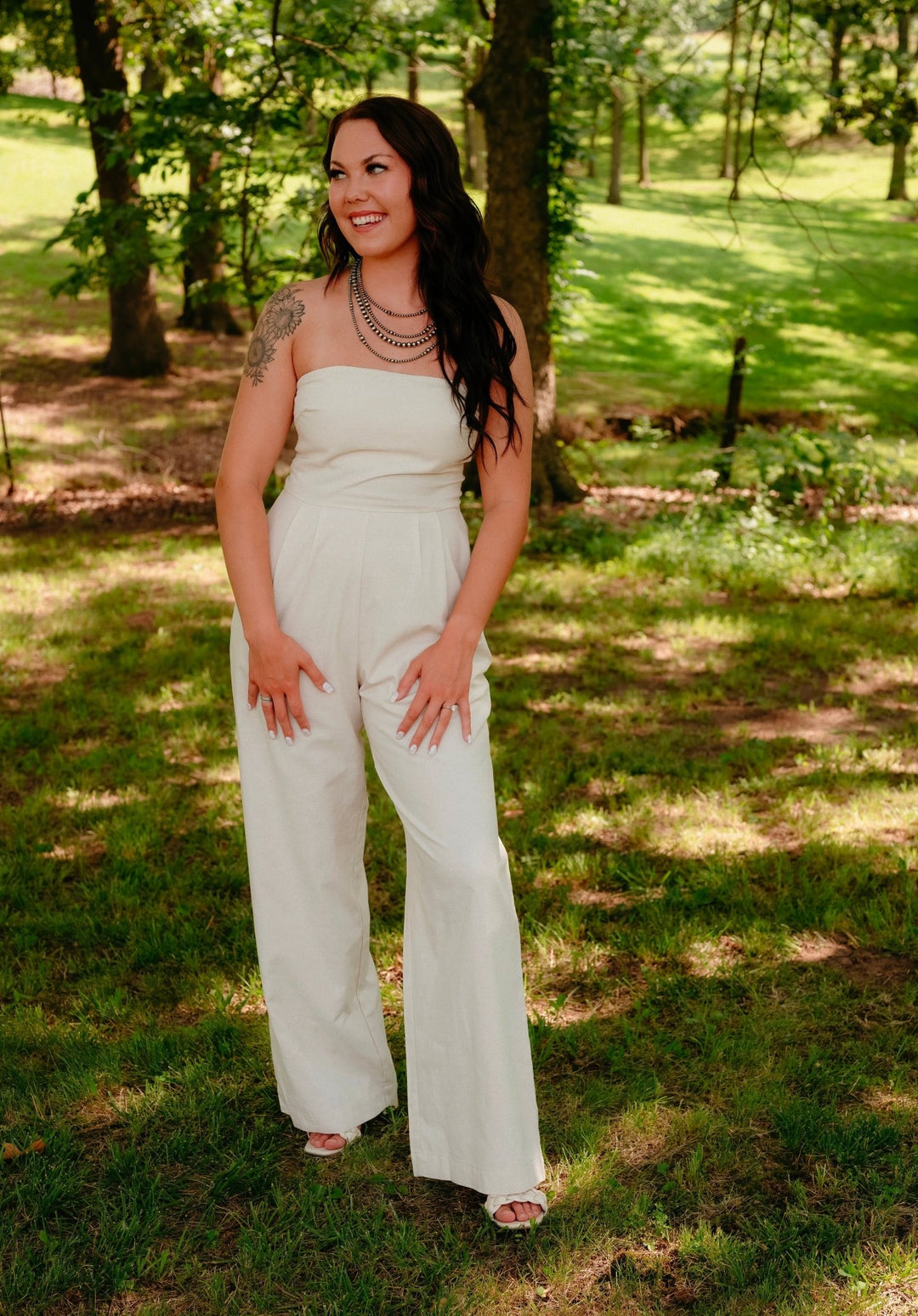 Sutter Creek Linen Jumpsuit - Lunabelle West