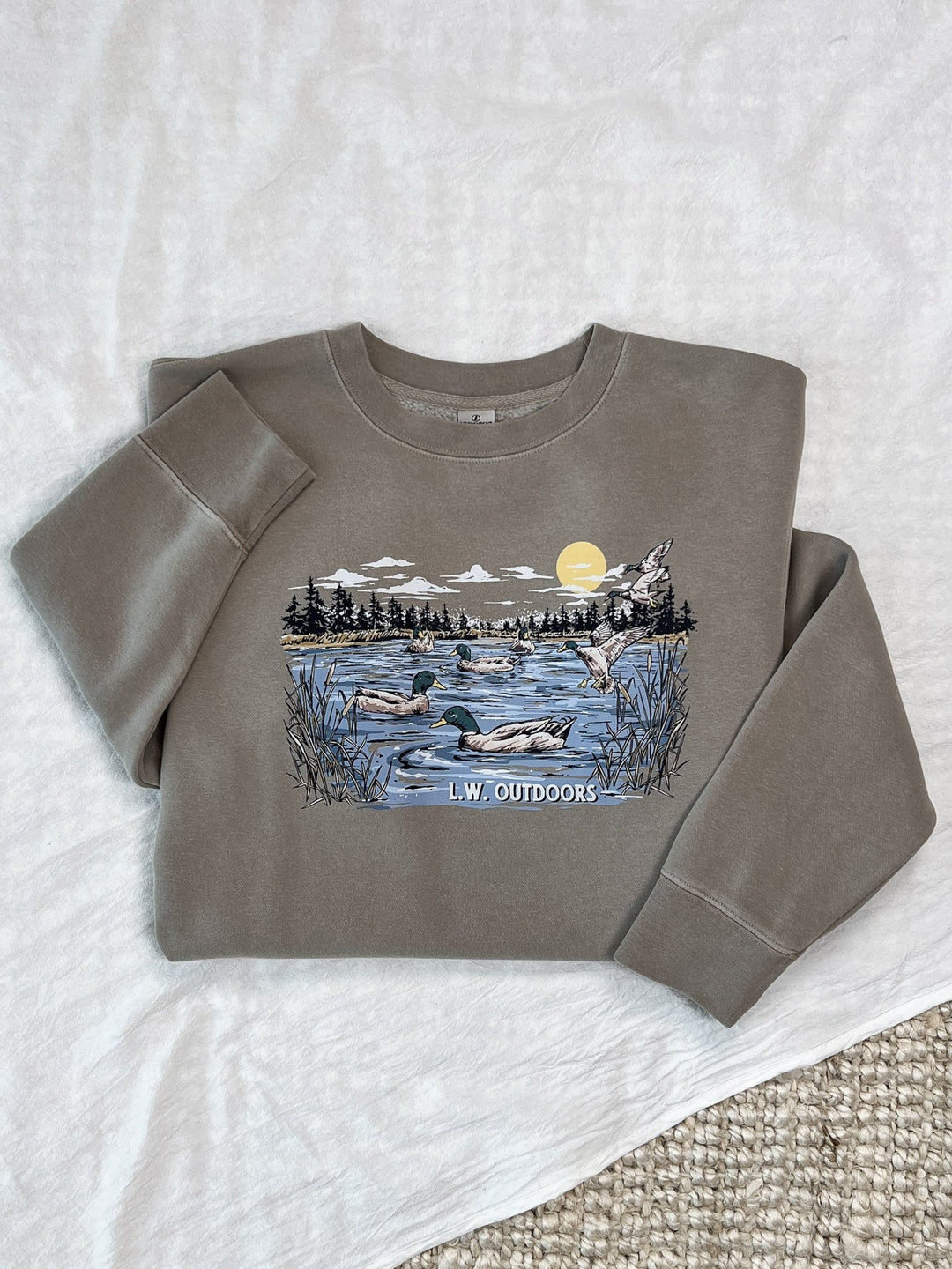 Marshland Hideout Crewneck - Lunabelle West