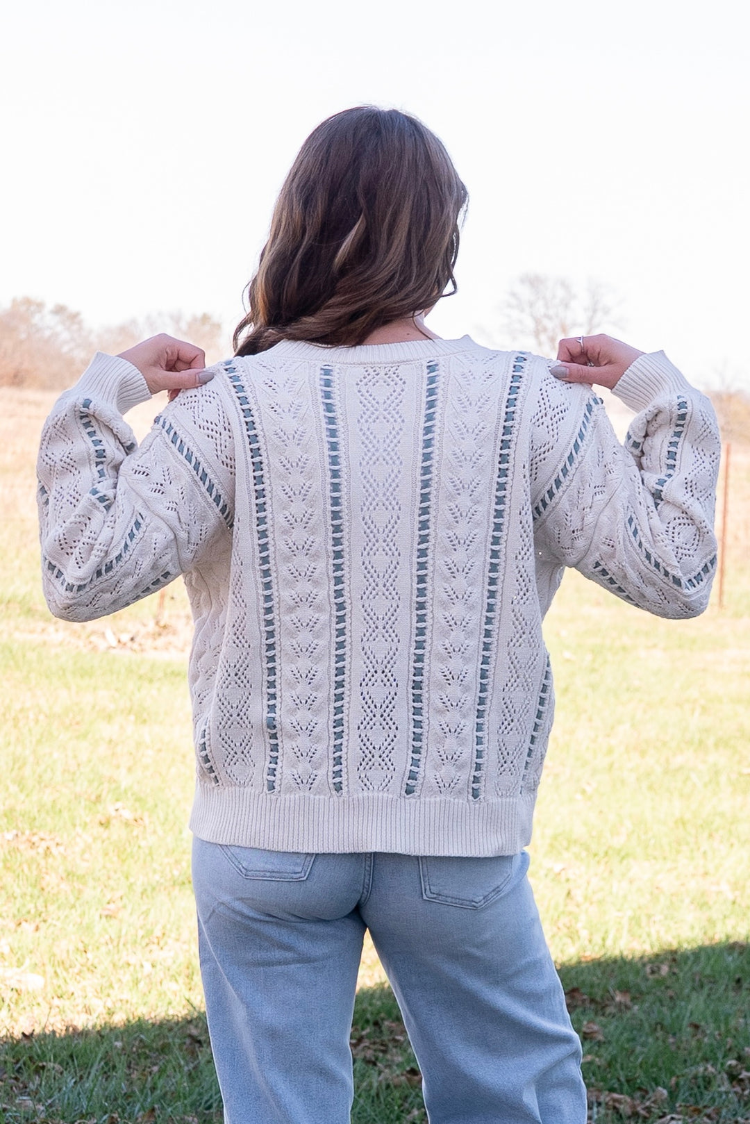 Finn Cable Knit Sweater - Lunabelle West