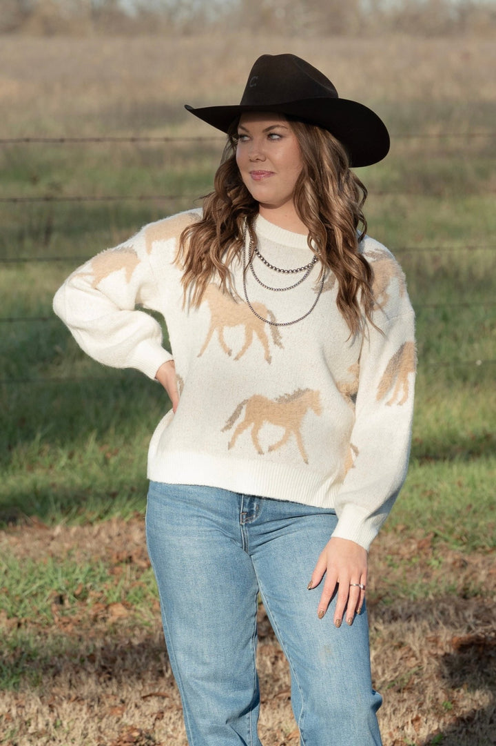 Merrick Knit Sweater - Lunabelle West
