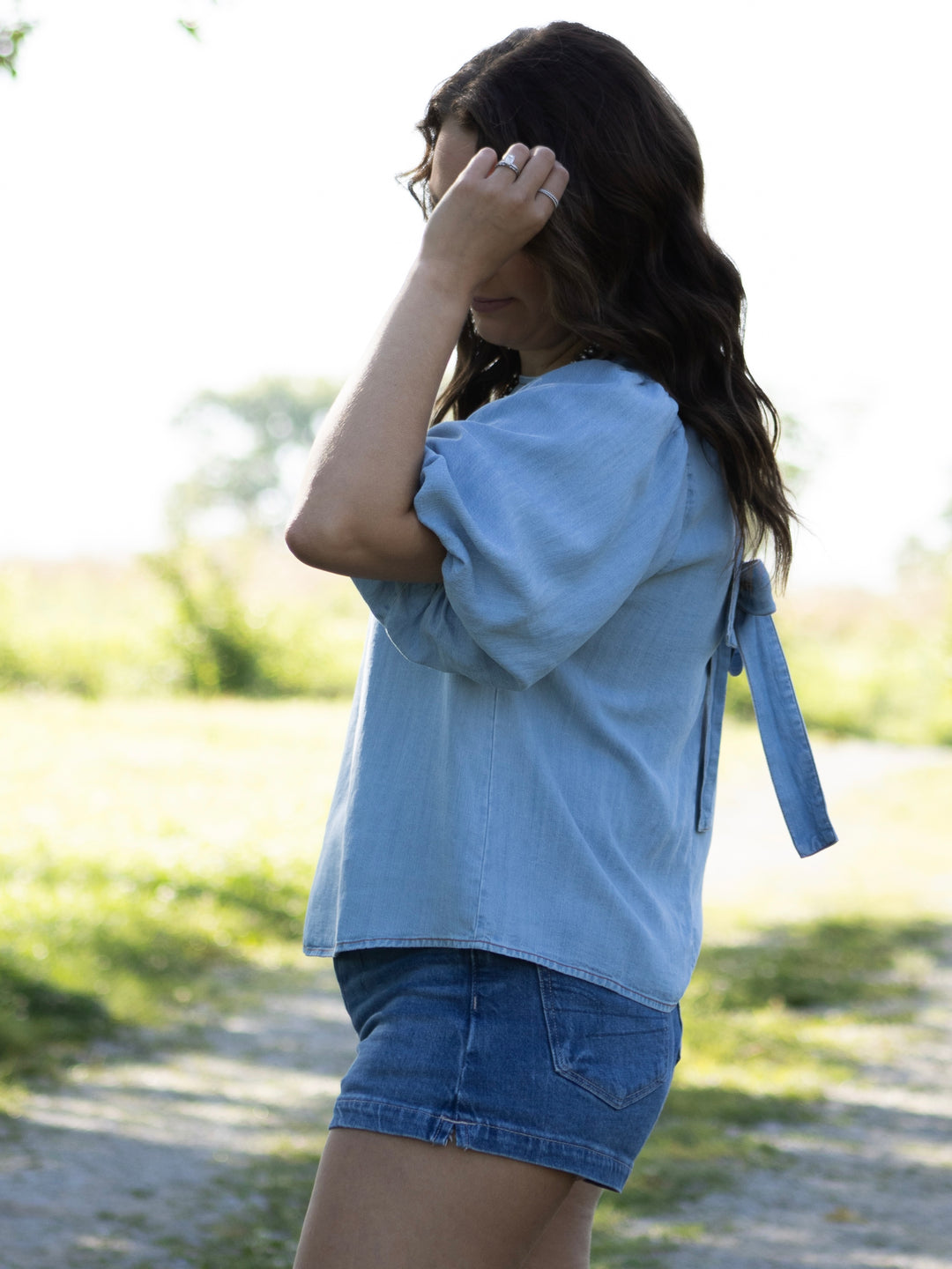 Lila Tie Back Top