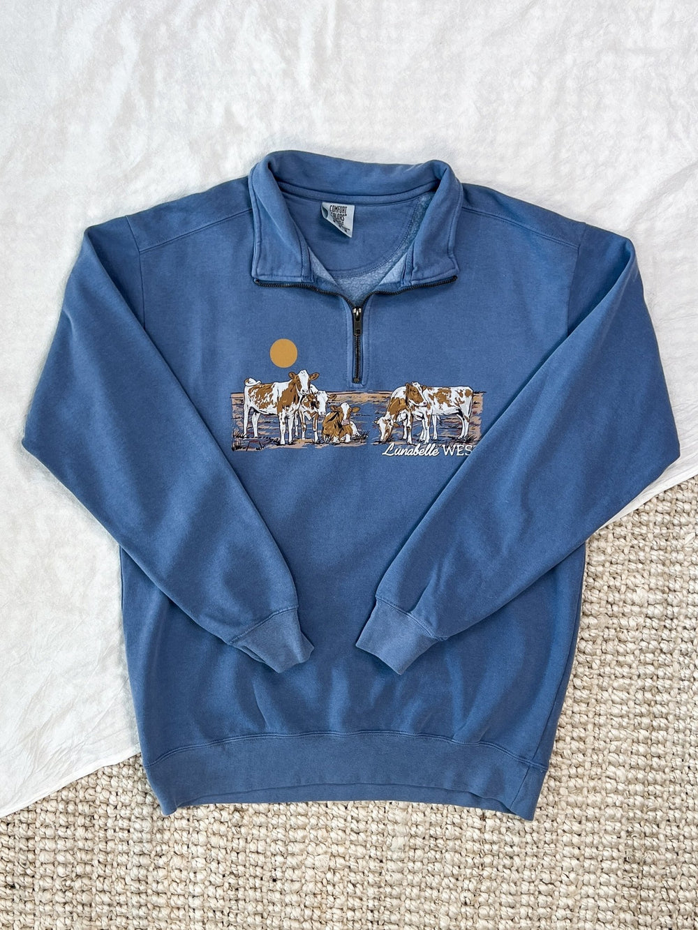Miss Bessie Quarter Zip - Lunabelle West