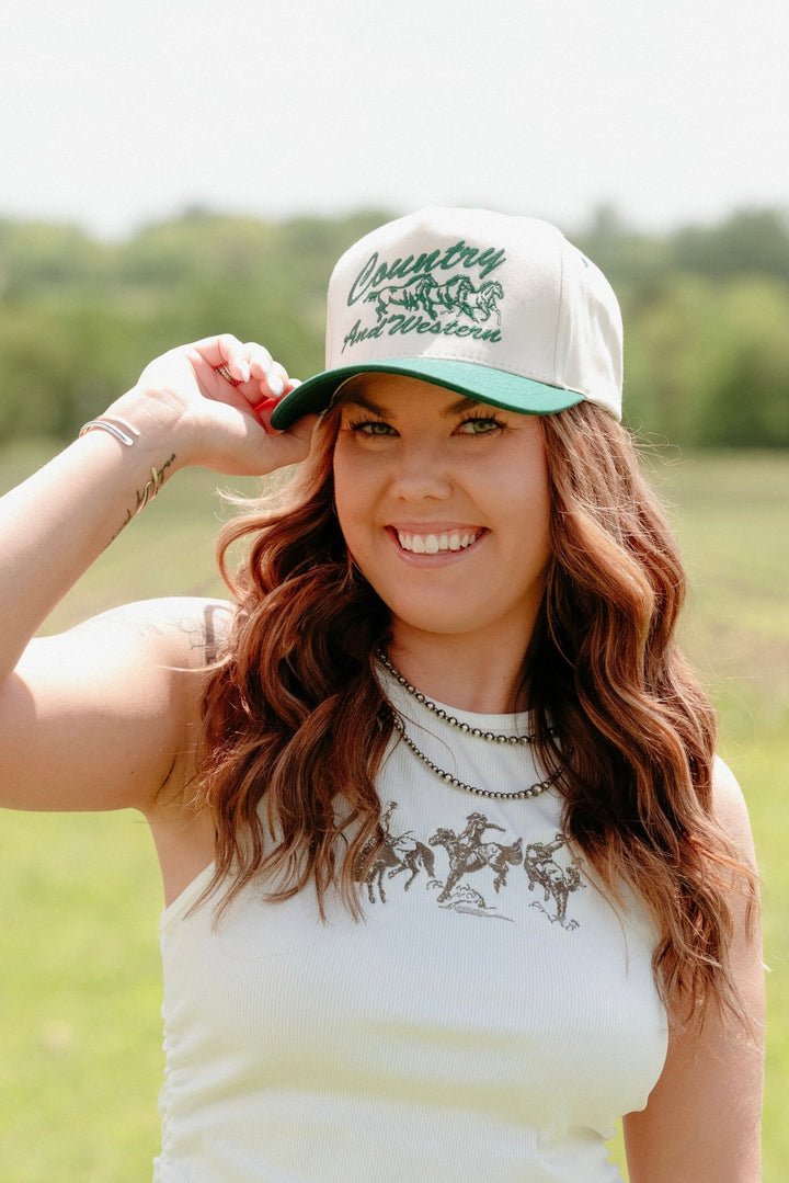 Country and Western Trucker Hat - Lunabelle West