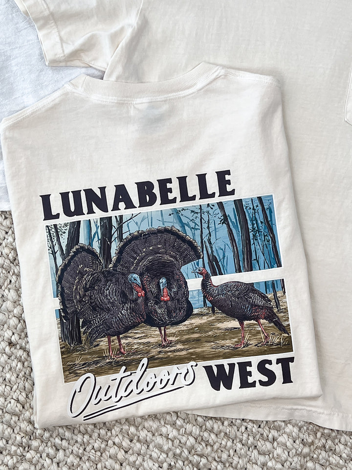 Turkey Talk Pocket Tee - Lunabelle West