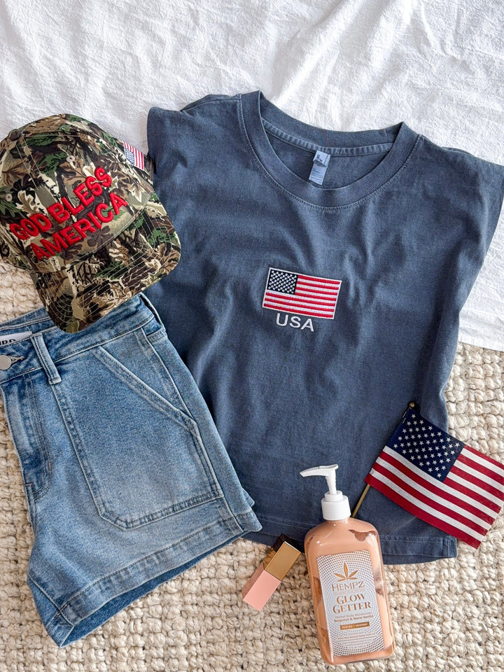 USA Boxy Tee