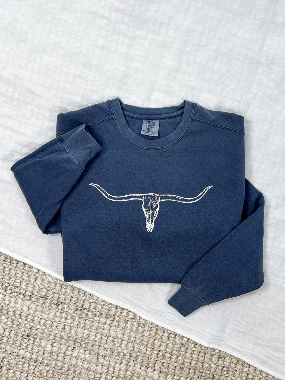 Longhorn Betty Crewneck - Lunabelle West