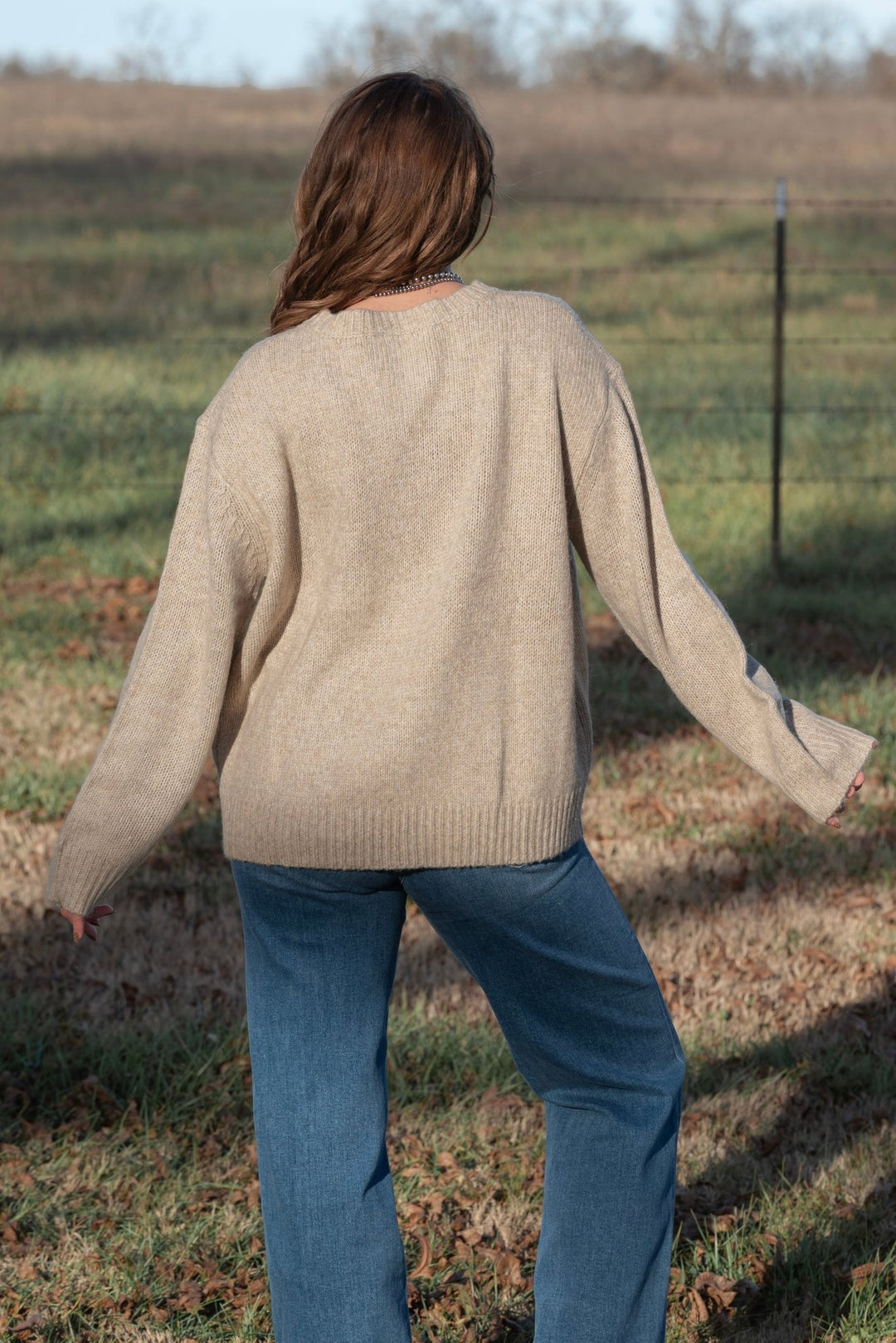 Riley Knit Sweater - Lunabelle West