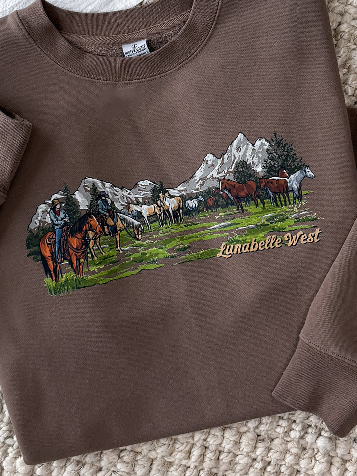Cowboy Valley Crewneck