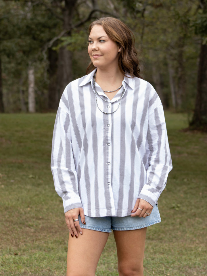 Sutton Stripe Button Down
