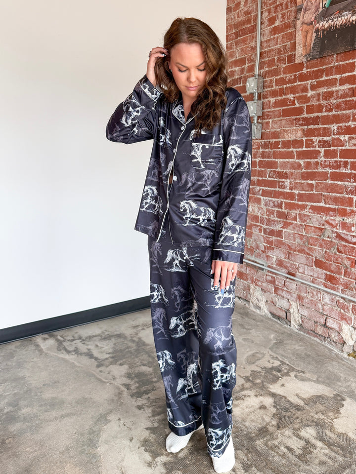 Midnight Run Pajama Set