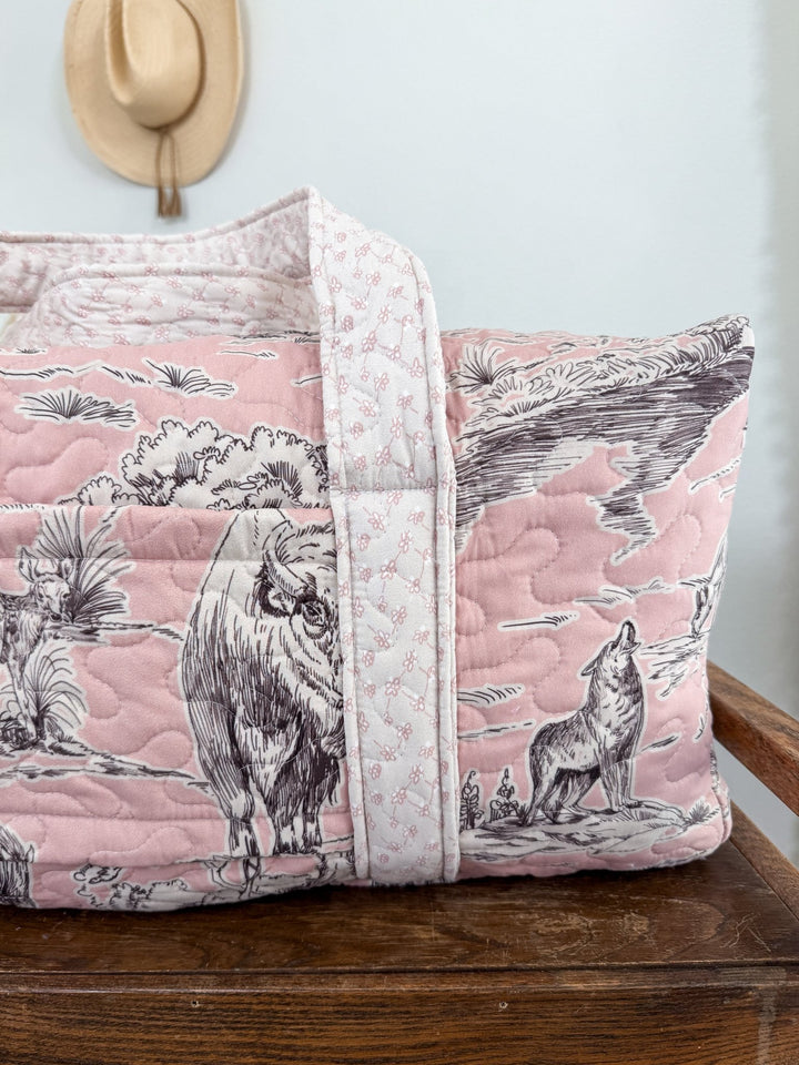 Silver Canyon Quilted Duffel Bag - Lunabelle West