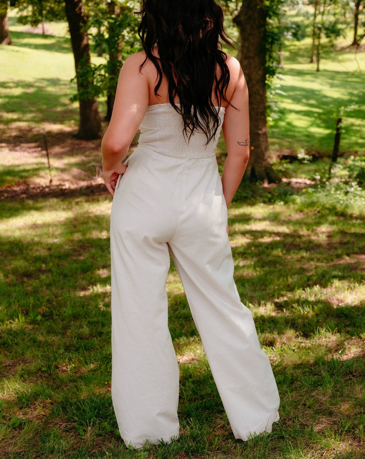 Sutter Creek Linen Jumpsuit - Lunabelle West