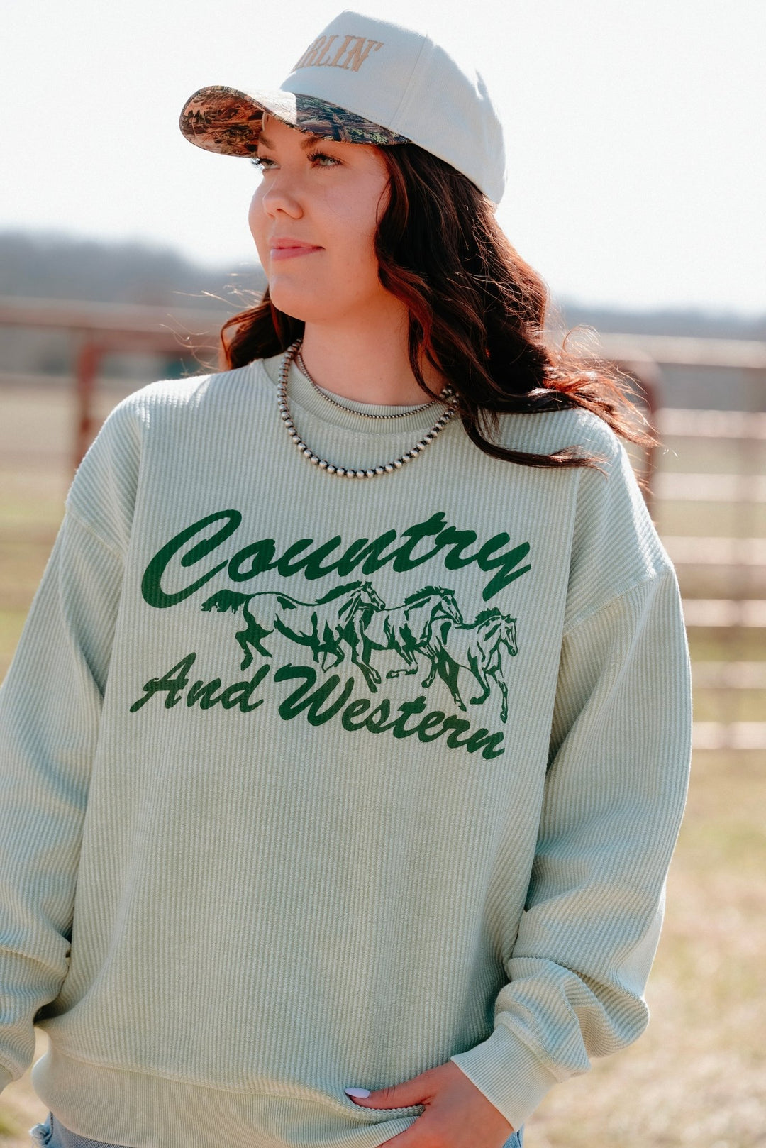 Country and Western Crewneck - Lunabelle West