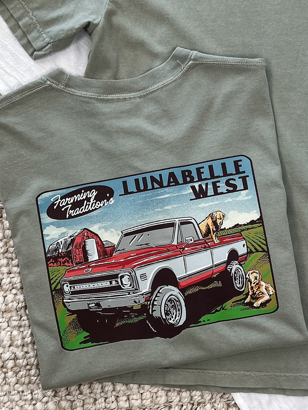 Farm Traditions Truck Pocket Tee - Lunabelle West