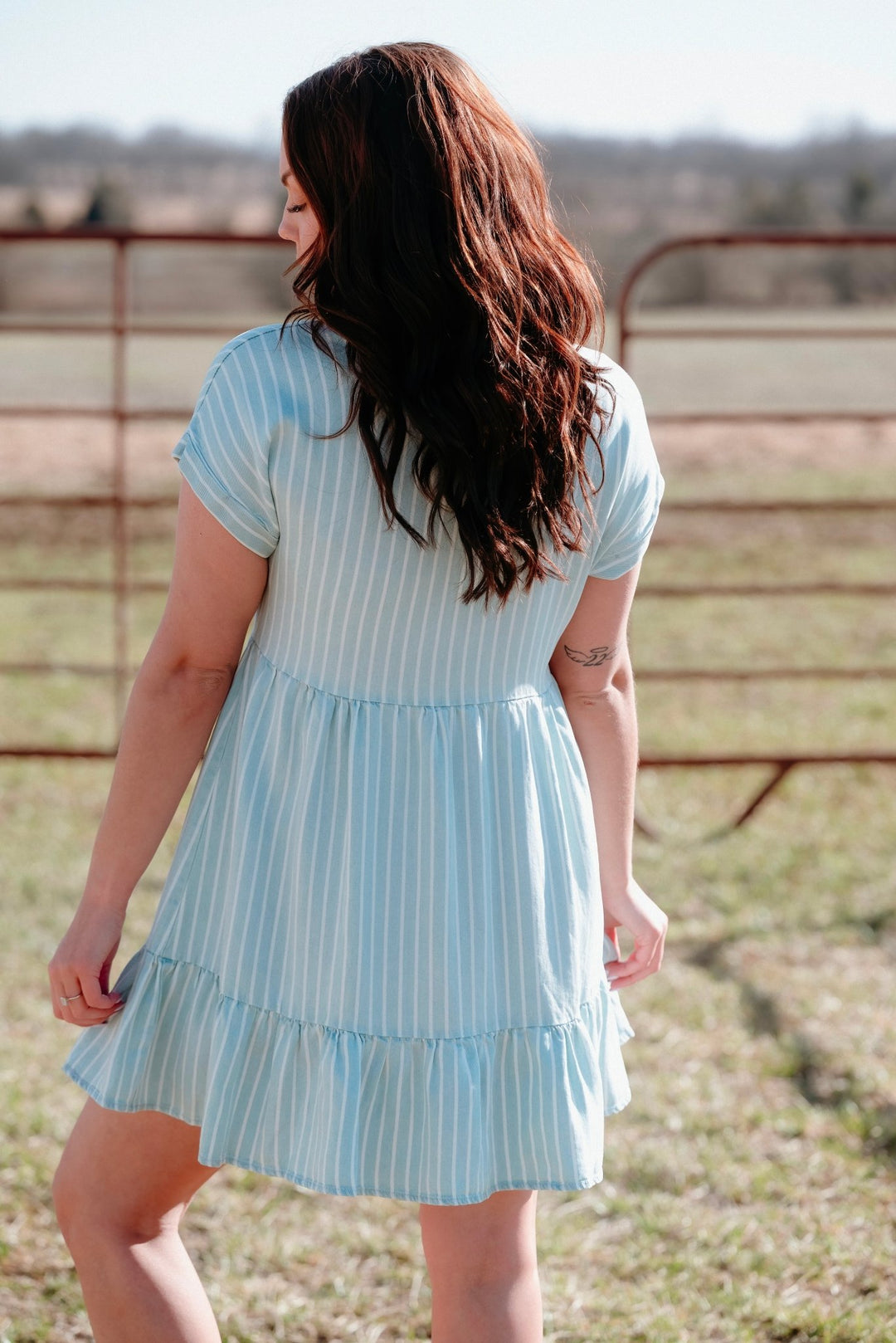 Irving Button Down Dress - Lunabelle West