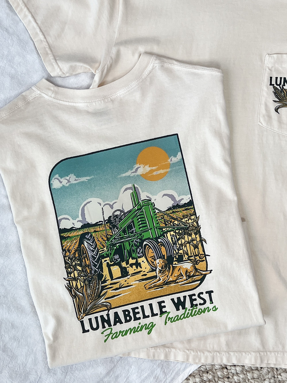 Farm Traditions Tractor Pocket Tee - Lunabelle West
