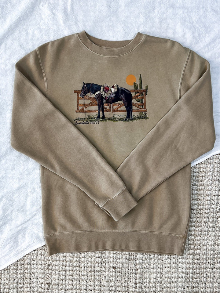 Quittin’ Time Crewneck - Lunabelle West