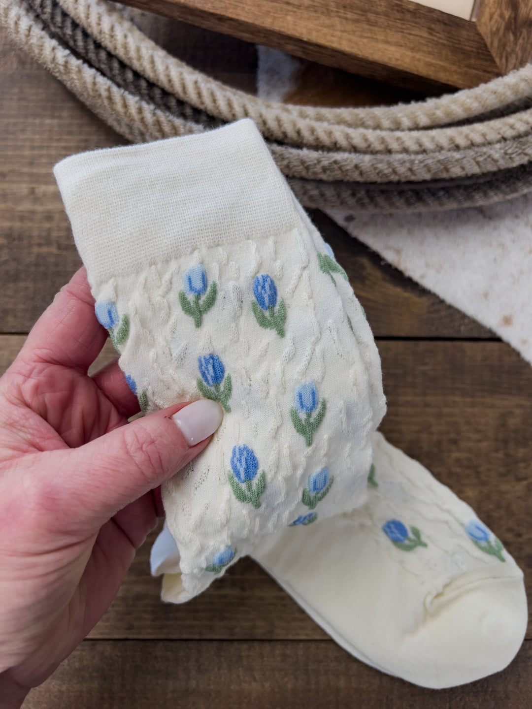 Floral Socks - Lunabelle West