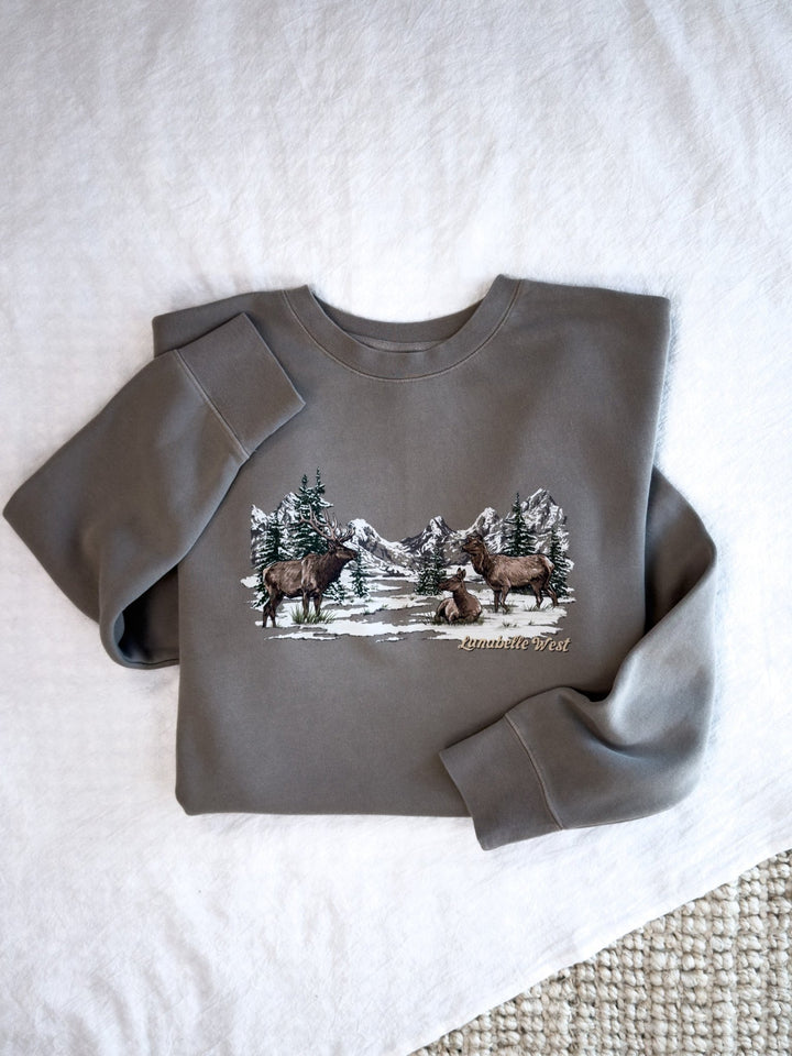 Northern Range Crewneck - Lunabelle West