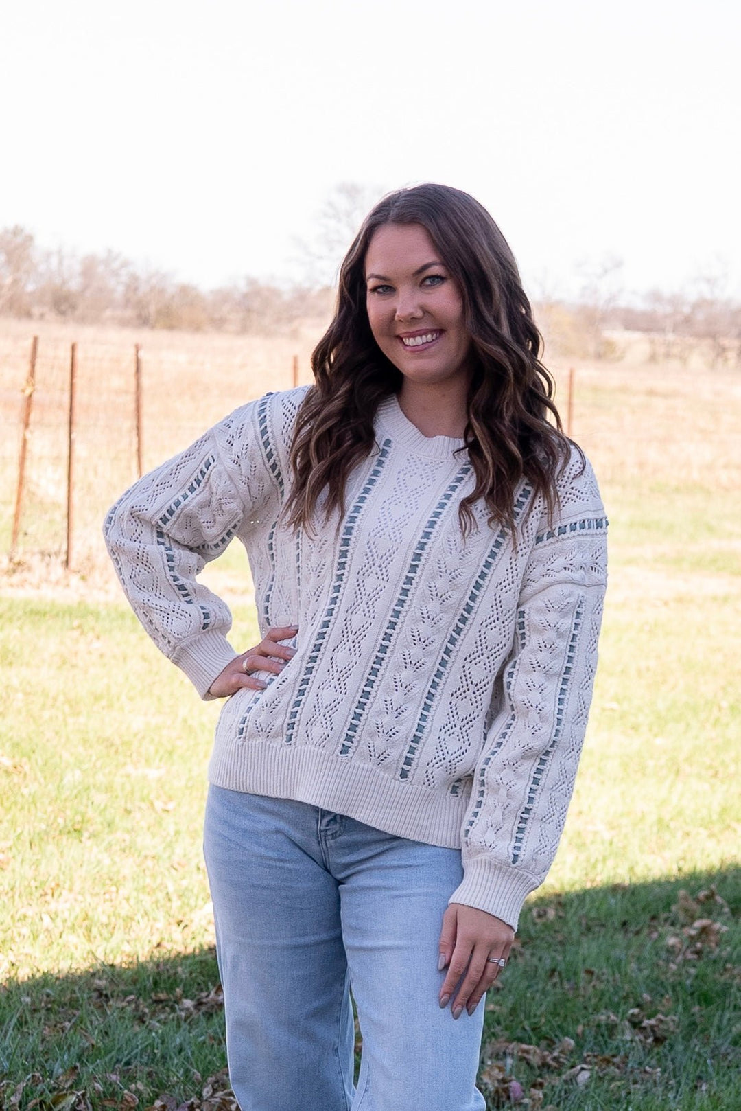 Finn Cable Knit Sweater - Lunabelle West